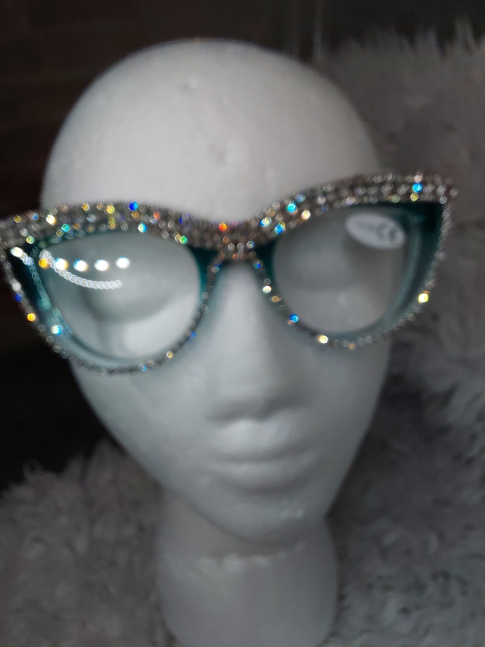 3:00 GORGOUS Teal Cat Eye READERS